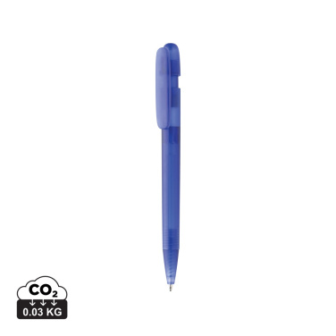 Logotrade promotional items photo of: Devin GRS certified RABS pen transparent