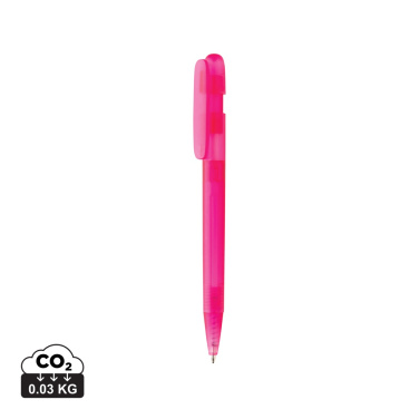 Logo trade corporate gift photo of: Devin GRS certified RABS pen transparent