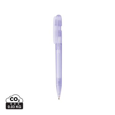 Logo trade corporate gifts image of: Devin GRS certified RABS pen transparent