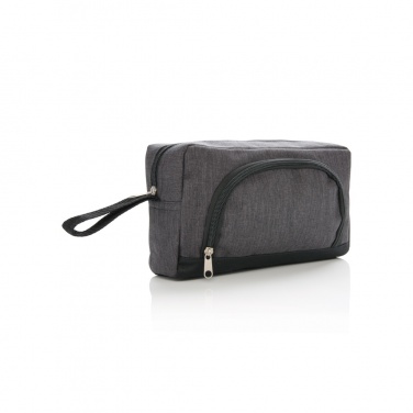 Logotrade promotional merchandise image of: Classic two tone toiletry bag