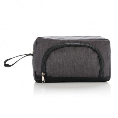Logotrade advertising products photo of: Classic two tone toiletry bag