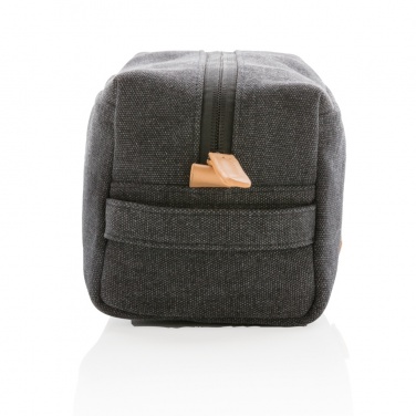 Logo trade promotional giveaways picture of: Canvas toiletry bag PVC free