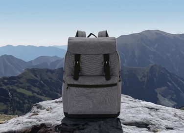 Logo trade promotional giveaways picture of: Laptop backpack with magnetic buckle straps