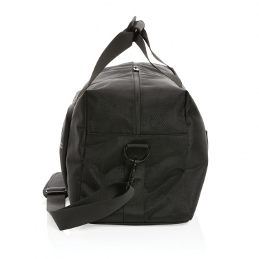 Logo trade promotional items image of: Swiss Peak AWARE™ RPET Voyager weekend bag