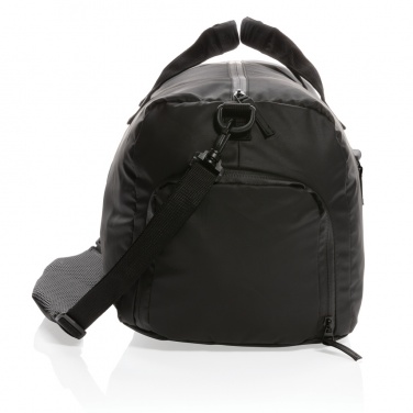 Logo trade promotional merchandise photo of: Fashion black weekend bag PVC free
