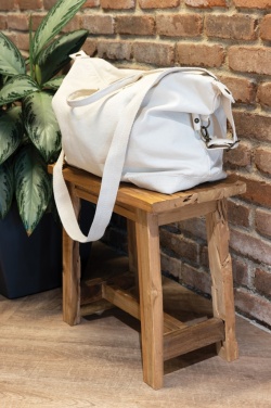 Logotrade corporate gift picture of: Kezar AWARE™ 500 gsm recycled canvas deluxe weekend bag