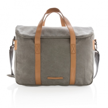 Logotrade promotional item picture of: Canvas laptop bag PVC free