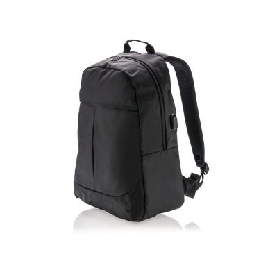 Logotrade advertising products photo of: Power USB laptop backpack