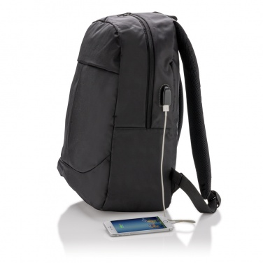 Logotrade business gift image of: Power USB laptop backpack