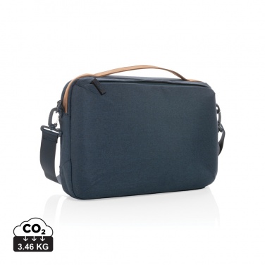 Logo trade promotional products image of: Impact AWARE™ 300D two tone deluxe 15.6" laptop bag