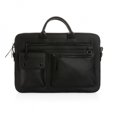 Logotrade business gifts photo of: Swiss Peak GRS recycled PU 14 inch laptop bag