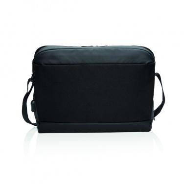 Logotrade promotional giveaway picture of: Madrid RFID USB 15.6" laptop bag PVC free