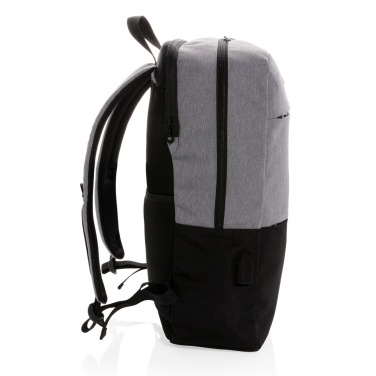 Logotrade promotional products photo of: Modern 15.6" USB & RFID laptop backpack PVC free