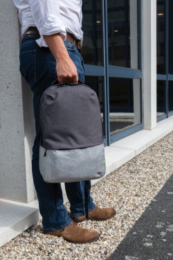 Logo trade promotional products picture of: Duo colour RPET 15.6" RFID laptop backpack PVC free