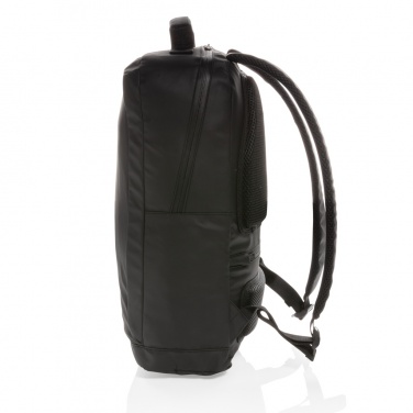 Logo trade promotional merchandise photo of: Fashion black 15.6" laptop backpack PVC free
