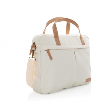 Logo trade promotional items picture of: Impact AWARE™ 16 oz. recycled canvas laptop bag