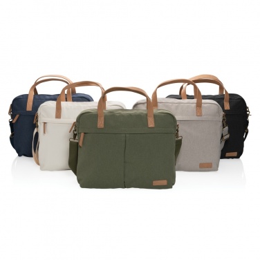 Logotrade corporate gift picture of: Impact AWARE™ 16 oz. recycled canvas laptop bag