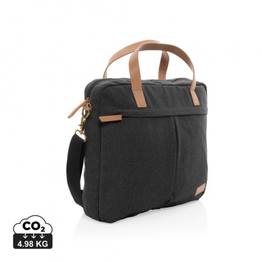 Logotrade business gift image of: Impact AWARE™ 16 oz. recycled canvas laptop bag