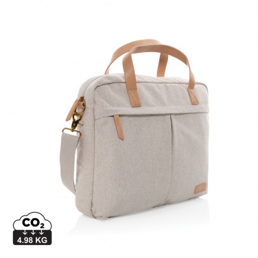 Logotrade promotional merchandise picture of: Impact AWARE™ 16 oz. recycled canvas laptop bag