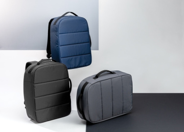 Logo trade promotional giveaways picture of: Impact AWARE™ RPET anti-theft 15.6" laptop backpack