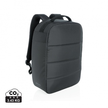 Logotrade promotional gifts photo of: Impact AWARE™ RPET anti-theft 15.6" laptop backpack