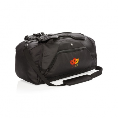 Logotrade promotional products photo of: Swiss Peak RFID sports duffel & backpack
