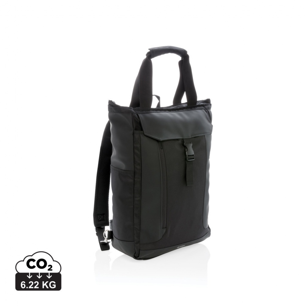 Logo trade business gift photo of: Swiss Peak RFID 15" laptop totepack PVC free