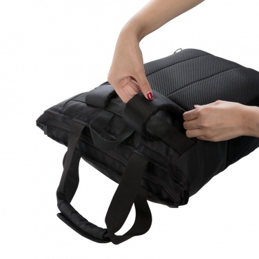 Logo trade promotional gift photo of: Swiss Peak RFID 15" laptop totepack PVC free