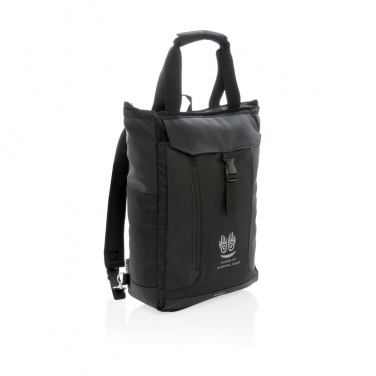 Logo trade corporate gifts picture of: Swiss Peak RFID 15" laptop totepack PVC free