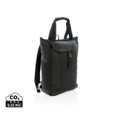 Logo trade promotional giveaways image of: Swiss Peak RFID 15" laptop totepack PVC free