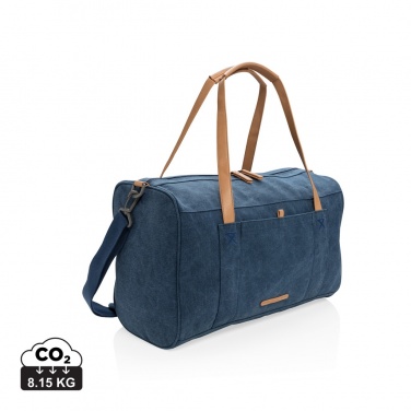 Logotrade promotional gift image of: Canvas travel/weekend bag PVC free