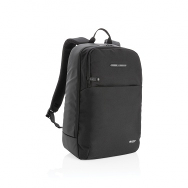 Logo trade corporate gifts image of: Swiss Peak laptop backpack with UV-C steriliser pocket