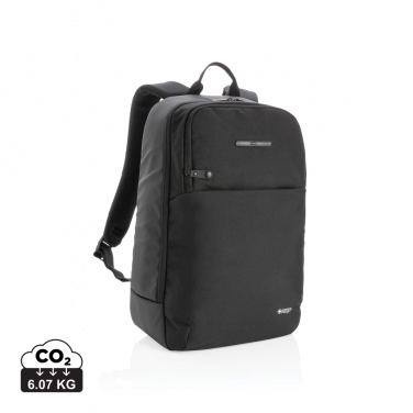 Logo trade promotional gifts image of: Swiss Peak laptop backpack with UV-C steriliser pocket