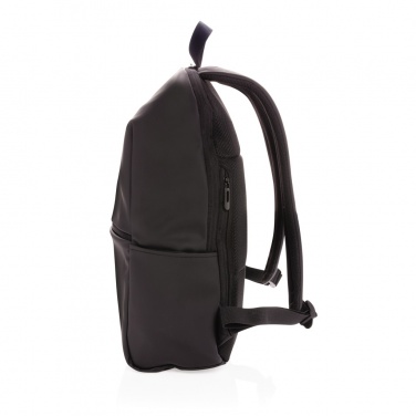 Logo trade promotional merchandise photo of: Smooth PU 15.6"laptop backpack