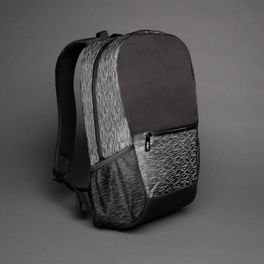 Logotrade promotional giveaway image of: AWARE™ RPET Reflective laptop backpack