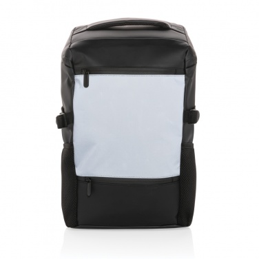 Logotrade promotional merchandise picture of: PU high visibility easy access 15.6" laptop backpack