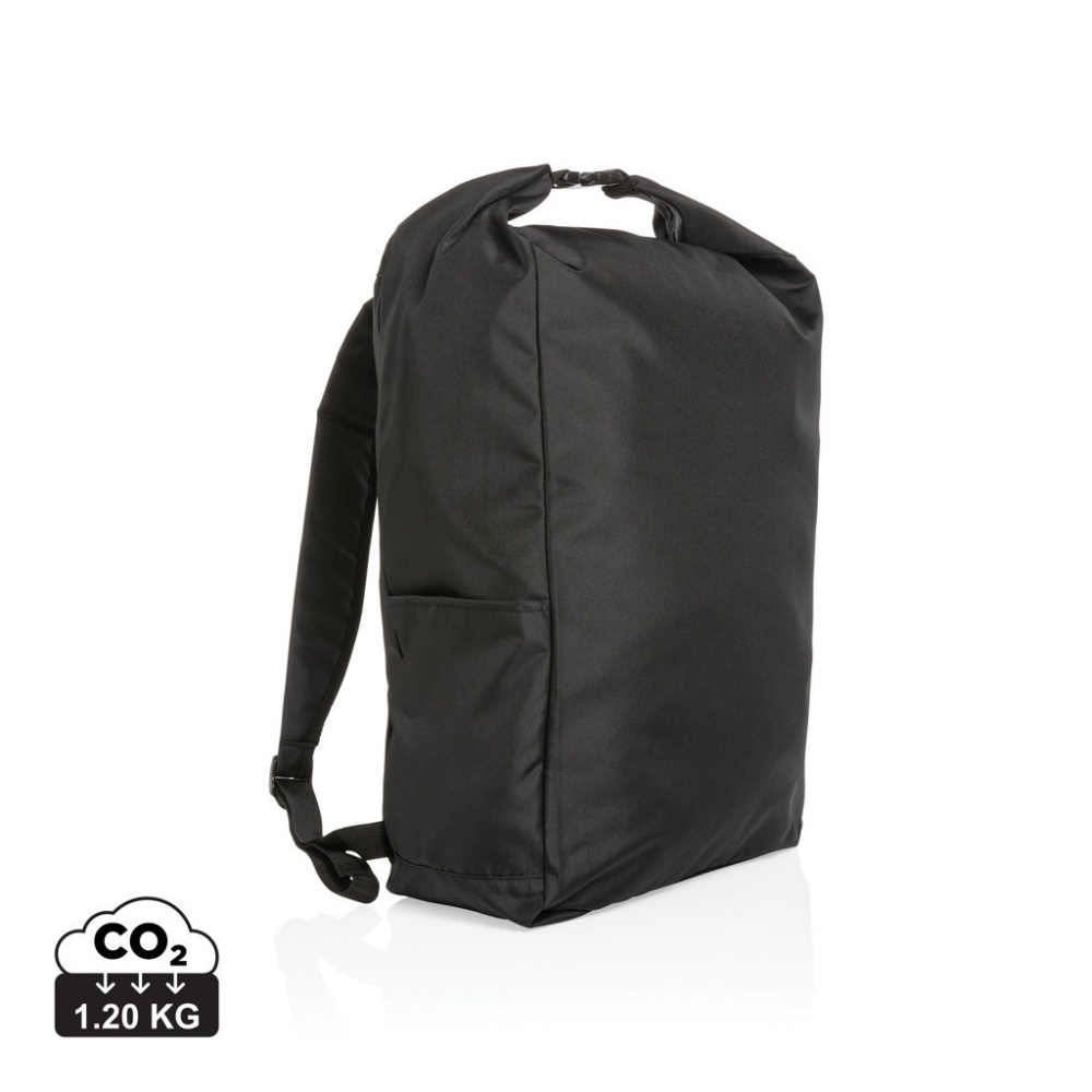 Logo trade promotional products picture of: Impact AWARE™ RPET lightweight rolltop backpack