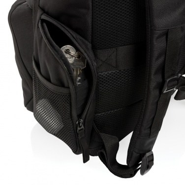 Logo trade promotional merchandise picture of: Swiss Peak AWARE™ RPET 15.6 inch commuter backpack