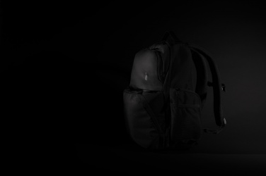 Logo trade promotional products image of: Swiss Peak AWARE™ RPET 15.6 inch commuter backpack