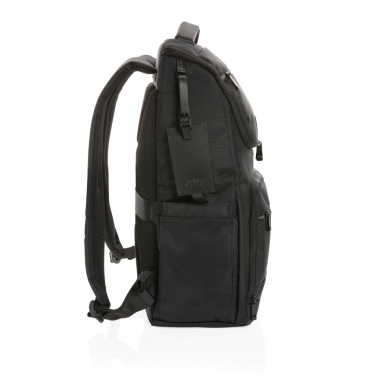 Logotrade promotional product picture of: Swiss Peak AWARE™ RPET Voyager 15.6" laptop backpack