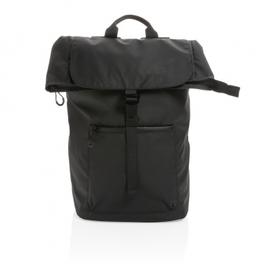 Logo trade corporate gifts picture of: Impact AWARE™ RPET water resistant 15.6" laptop backpack