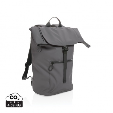 Logotrade promotional products photo of: Impact AWARE™ RPET water resistant 15.6" laptop backpack