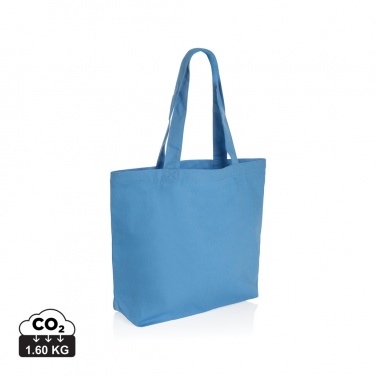 Logo trade promotional merchandise photo of: Impact Aware™ 240 gsm rcanvas shopper w/pocket