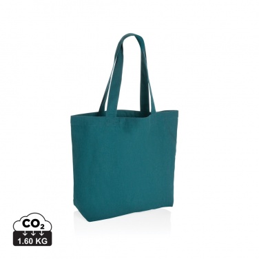 Logo trade promotional giveaways picture of: Impact Aware™ 240 gsm rcanvas shopper w/pocket