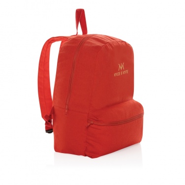 Logo trade promotional giveaways picture of: Impact Aware™ 285 gsm rcanvas backpack