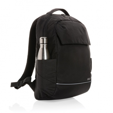 Logo trade promotional item photo of: Swiss Peak Brooke AWARE™ RPET daily 15.6" laptop backpack