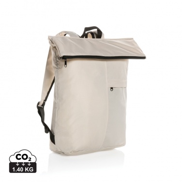 Logotrade promotional items photo of: Dillon AWARE™ RPET lightweight foldable backpack