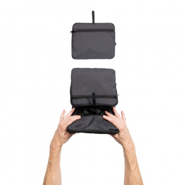 Logotrade advertising products photo of: Dillon AWARE™ RPET foldable classic backpack
