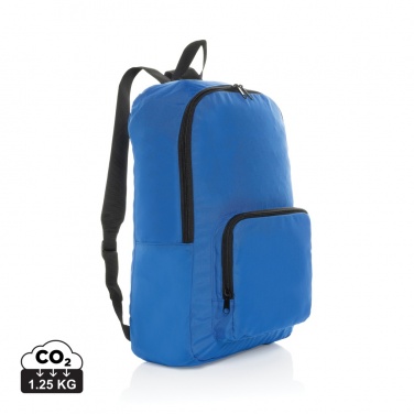 Logotrade promotional item image of: Dillon AWARE™ RPET foldable classic backpack