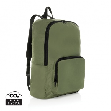 Logo trade business gifts image of: Dillon AWARE™ RPET foldable classic backpack
